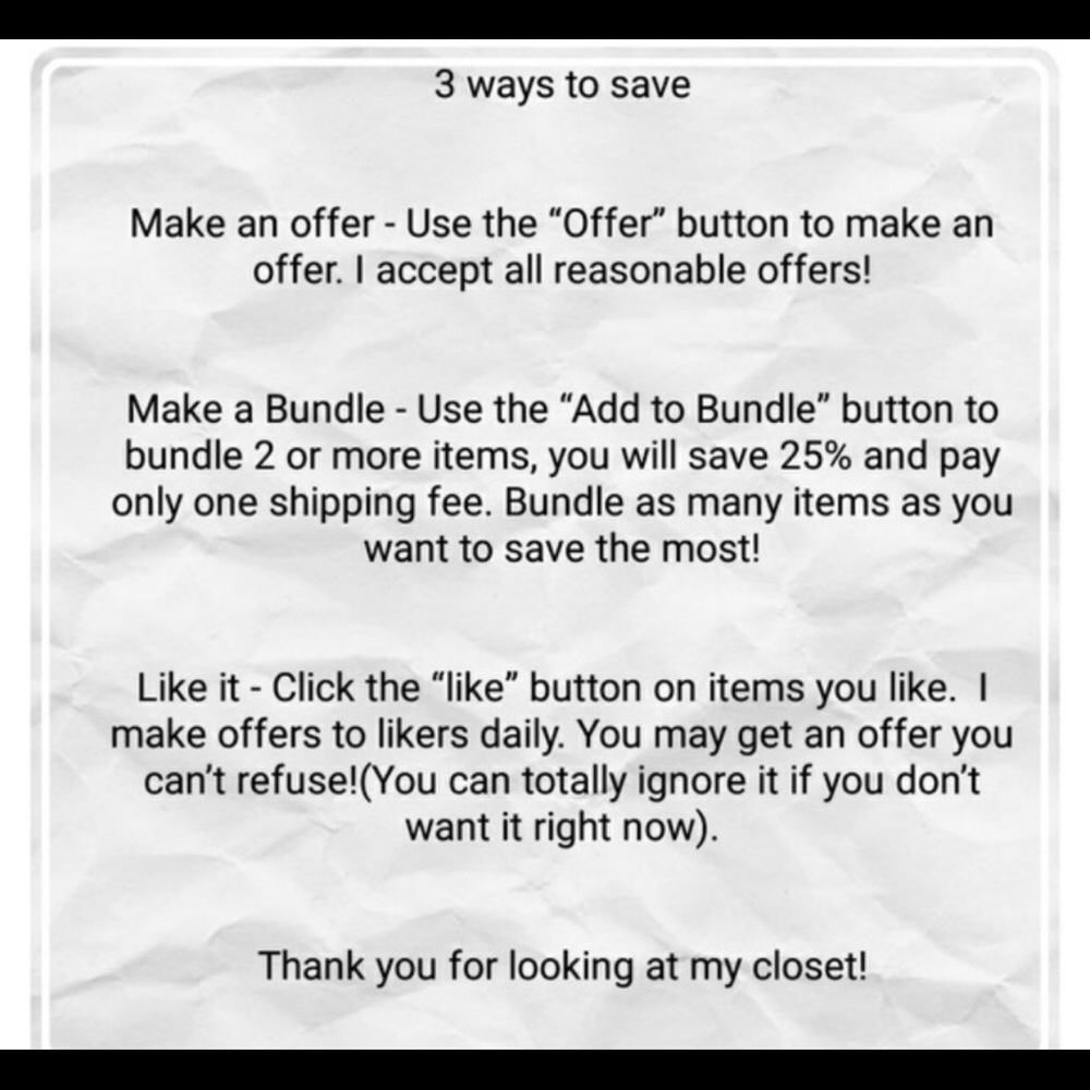 Three ways to save